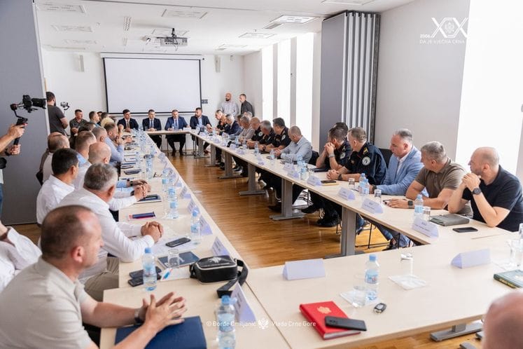 Bečić i Šaranović prisustvovali proširenom kolegijumu direktora Uprave policije