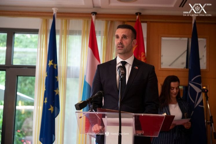 Premijer Milojko Spajić u Luksemburgu na prijemu povodom 20 godina obnove nezavisnosti Crne Gore