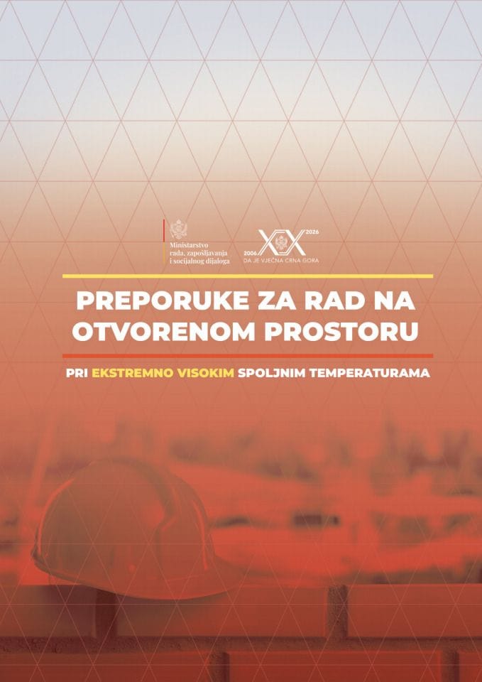 PREPORUKE ZA RAD NA OTVORENOM PROSTORU PRI EKSTREMNO VISOKIM SPOLJNIM TEMPERATURAMA