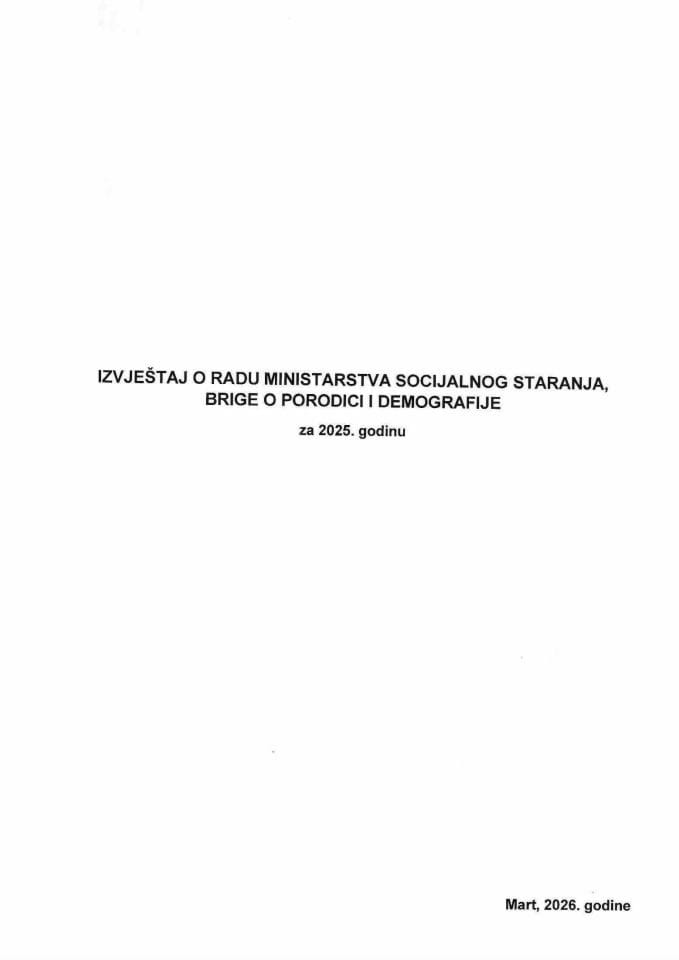 Izvještaj o radu MSSD 2025.
