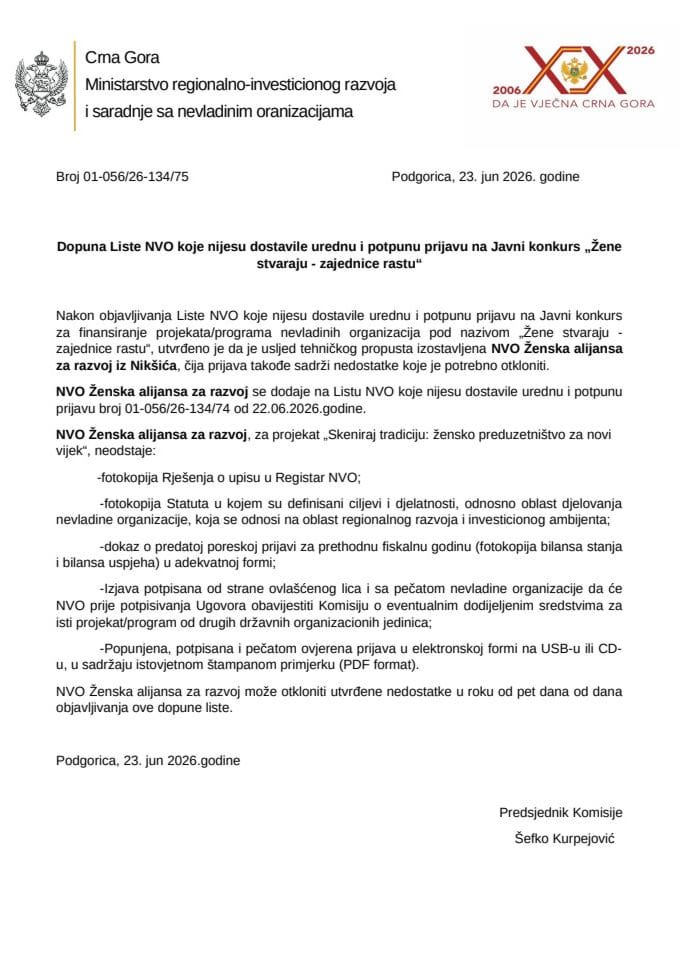 Dopuna Liste NVO neuredne prijave WORD