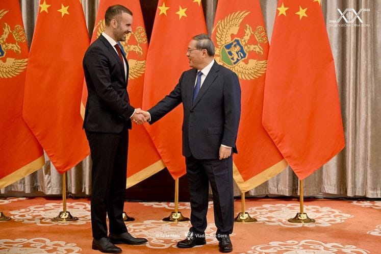 Milojko Spajić - Li Ćijang, predsjednik Vlade Narodne Republike Kine