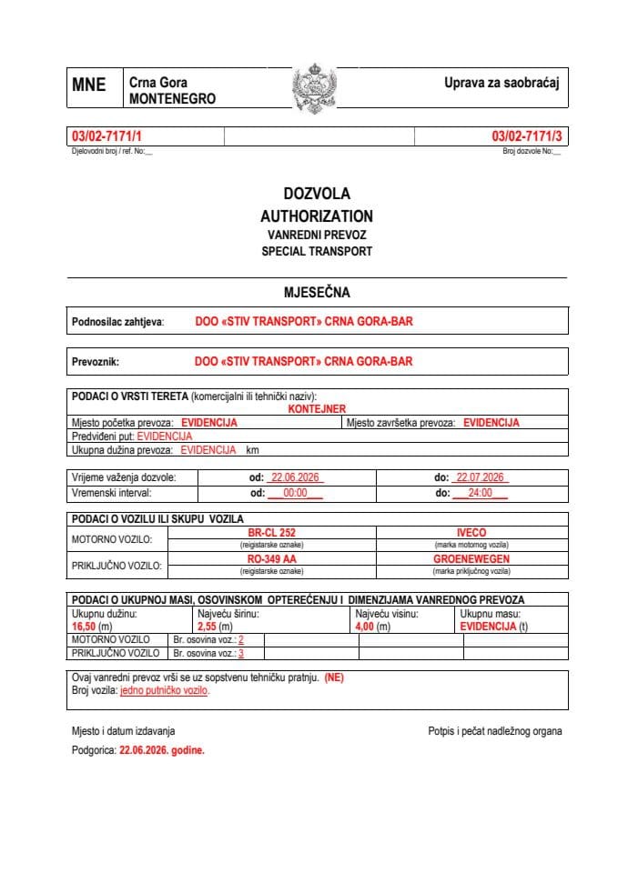 STIV TRANSPORT 03-02-7171-jun-mjesečna