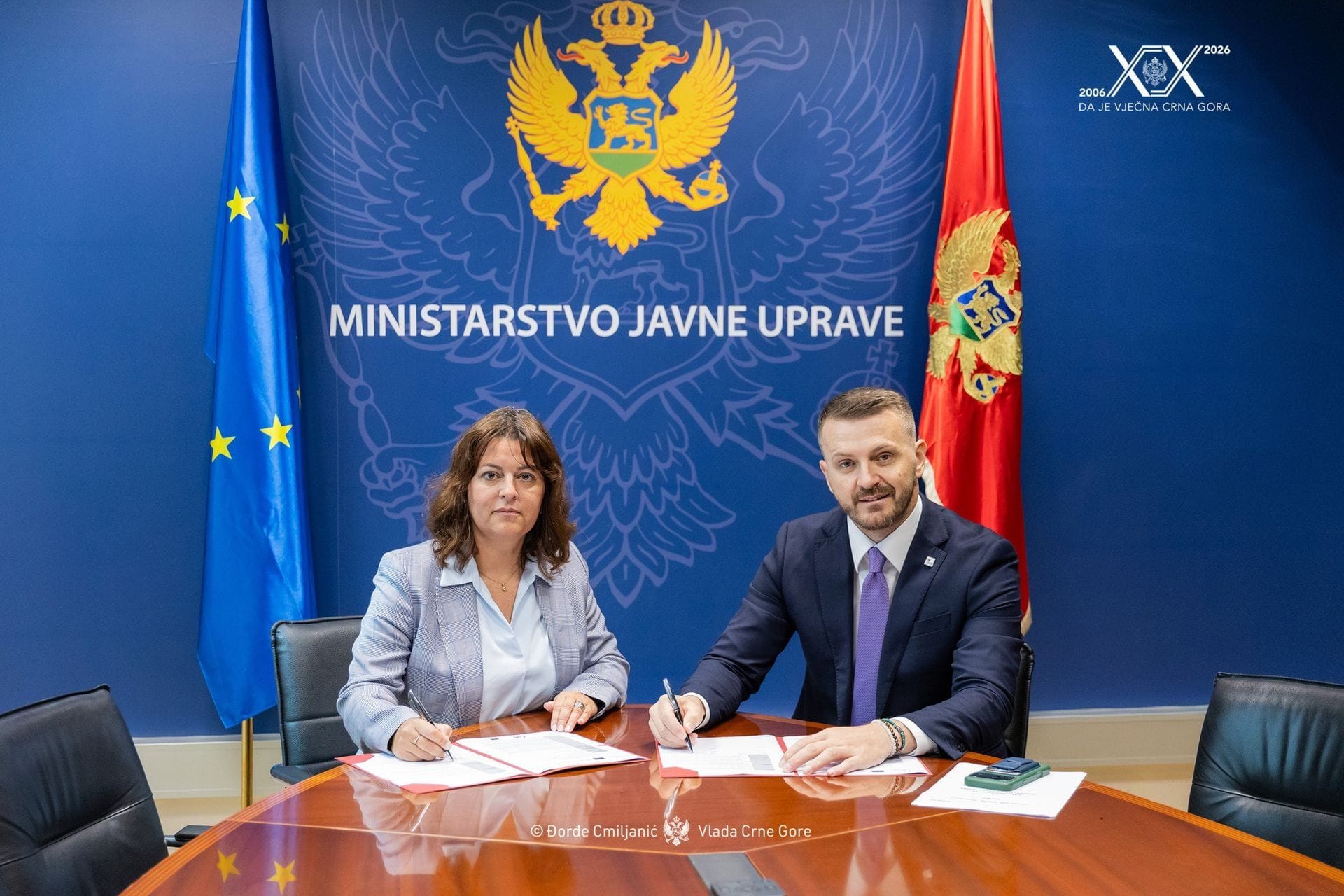 Potpisivanje sporazuma o implementaciji CAF modelaMJU i MKU