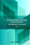 Нацрт Програма реформе управљања јавним финансијама за период 2027-2031. године