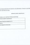 Obrazac o uplatama medijima po osnovu oglašavanja i drugih ugovorenih usluga od strane organa javnog sektora 2025.