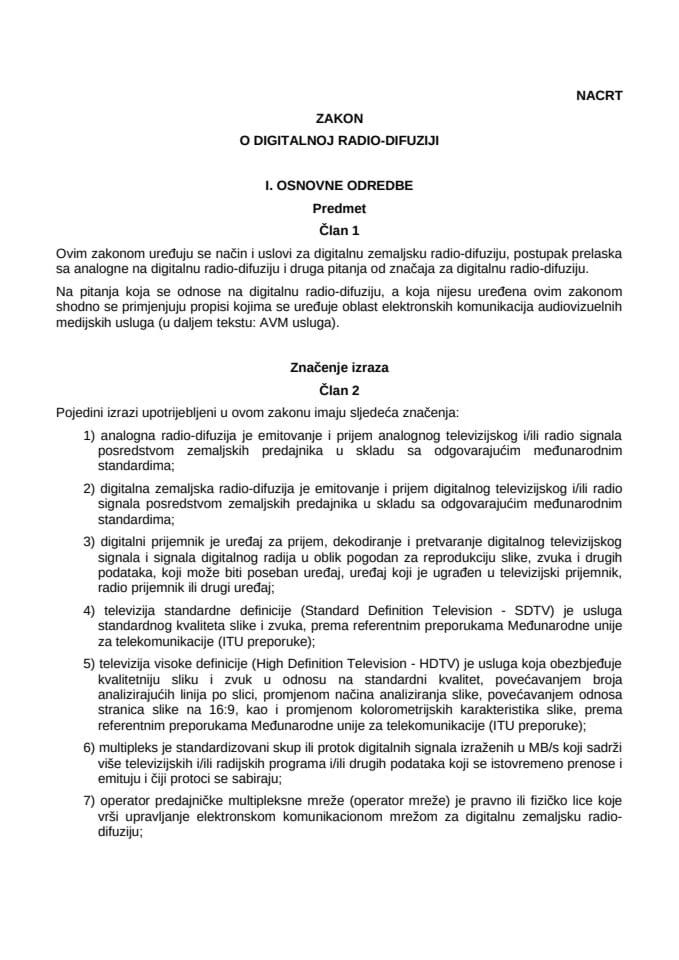 5.Zakon o digitalnoj radio-difuziji (preciscena i konačna verzija)