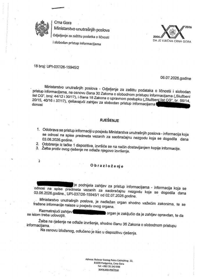 rješenje broj 18-UPI-037/26-15945/2