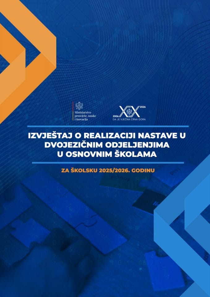 Izvještaj o realizaciji nastave u dvojezičnim odjeljenjima u osnovnim školama za školsku 2025-2026. godinu