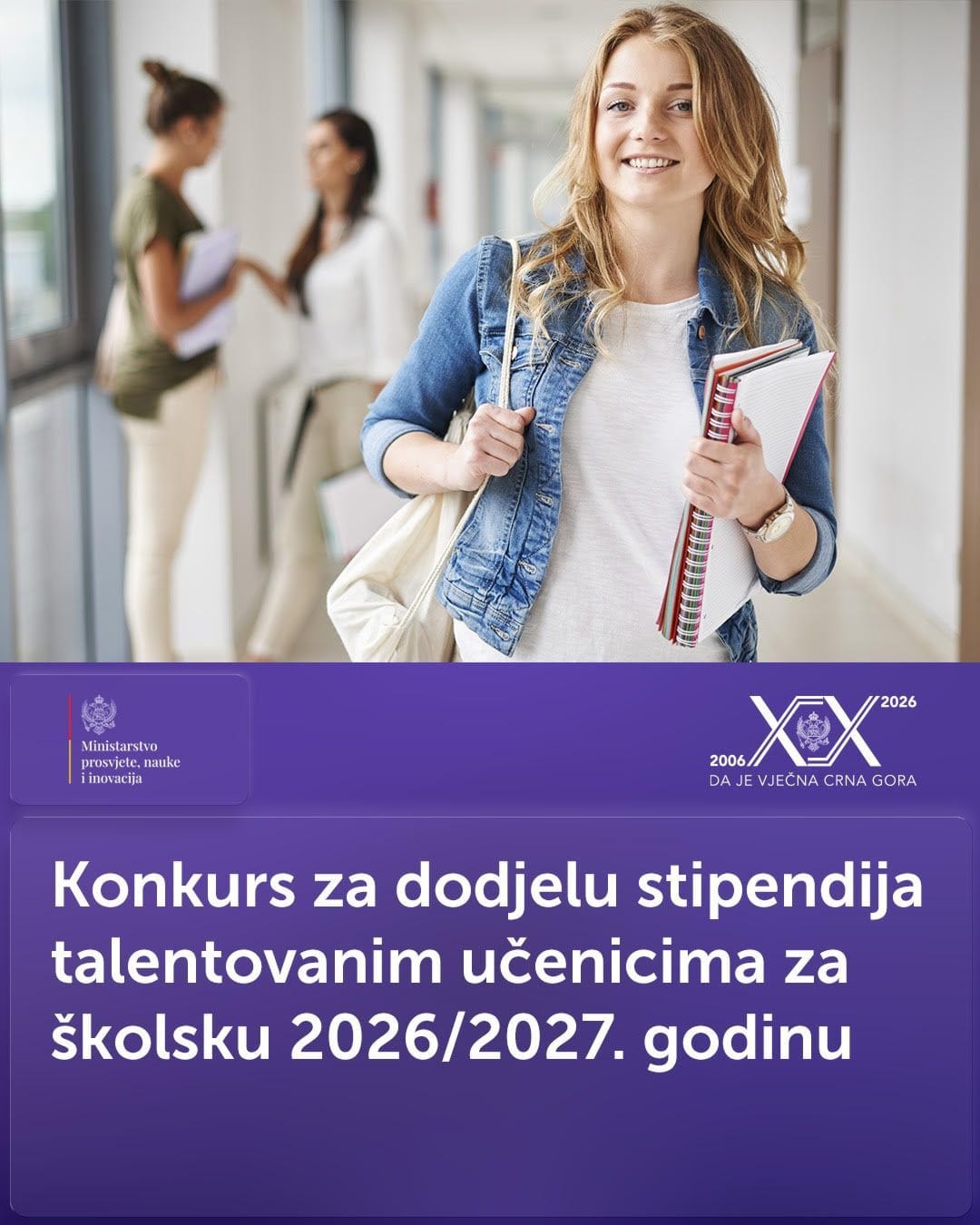 Talented pupils studying in Montenegro