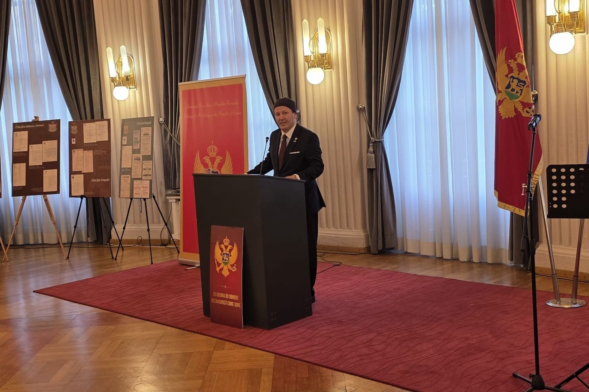 U Zagrebu svečano obilježen 13. jul - Dan državnosti Crne Gore i otvorena izložba Državnog arhiva o crnogorskoj diplomatiji