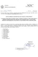 Lista kandidata koji ispunjavaju uslove javnog poziva za zasnivanje radnog odnosa na određeno vrijeme u trajanju od 12 mjeseci u svojstvu pripravnika/ce u Odjeljenju bezbjednosti Bijelo Polje