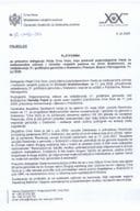 Predlog platforme za prisustvo delegacije Vlade Crne Gore, koju predvodi potpredsjednik Vlade za međunarodne odnose i ministar vanjskih poslova mr Ervin Ibrahimović, na obilježavanju 31. godišnjice genocida u Srebrenici, Potočari