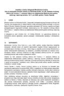 Izvještaj o učešću delegacije Ministarstva turizma, koju je predvodila ministar turizma, mr Simonida Kordić, na 126. sastanku Izvršnog odbora UN Turizma
