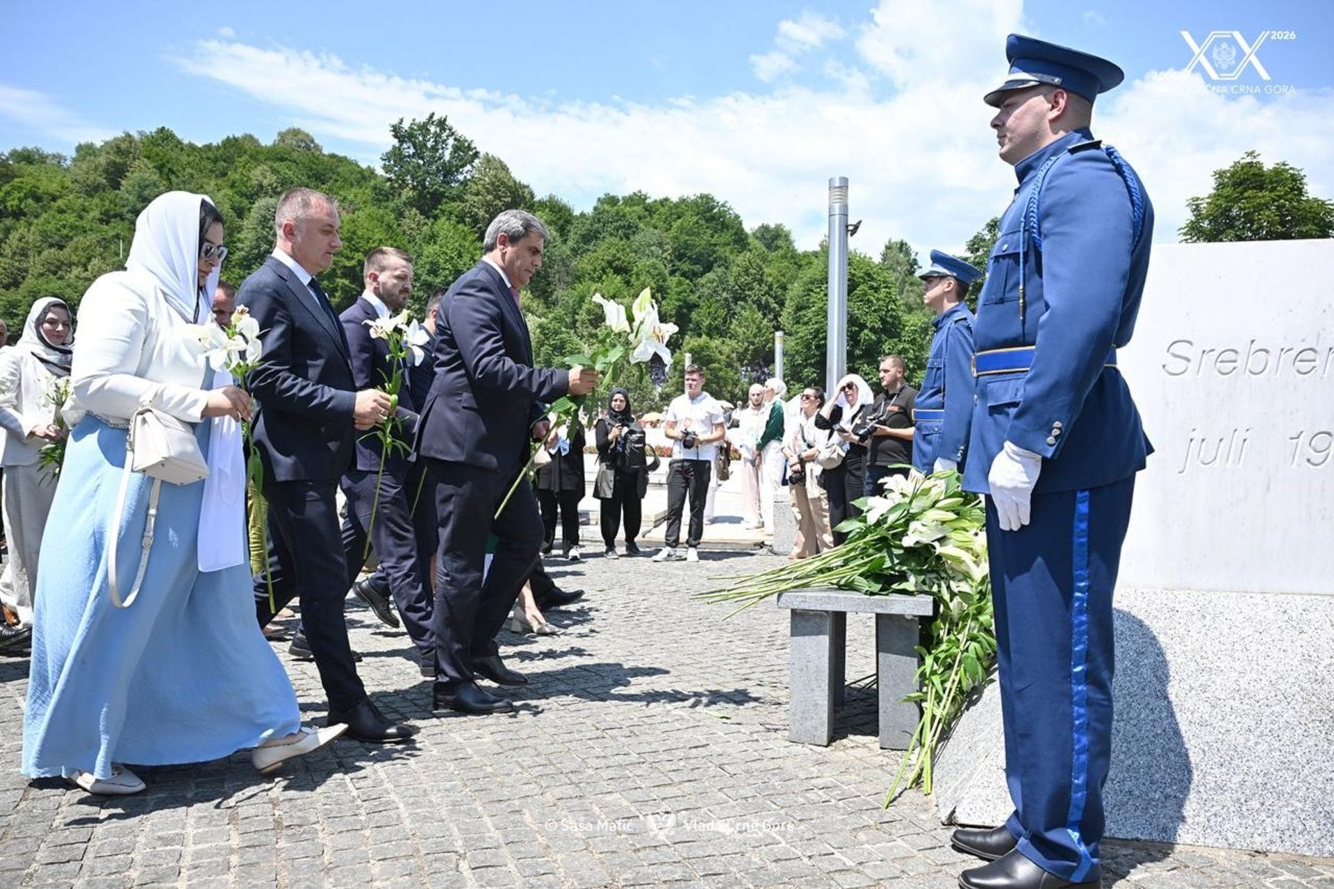 Ibrahimović predvodio delegaciju Vlade Crne Gore na obilježavanju 31. godišnjice  genocida u Srebrenici
