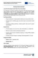 Vacancy Announcement