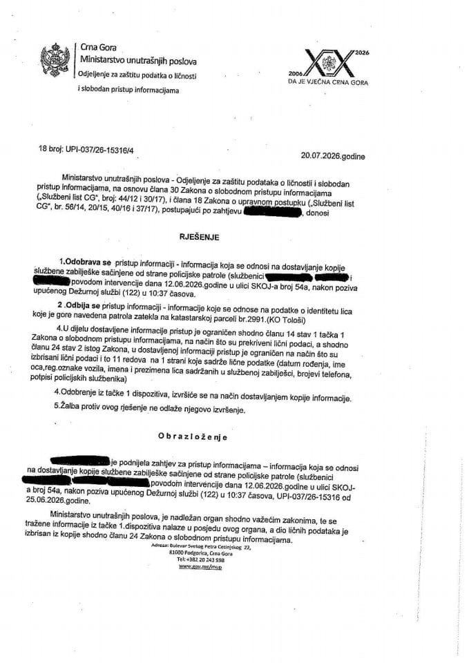 rješenje broj 18-UPI-037/26-15316/4