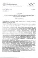 Predlog platforme za zvaničnu posjetu predsjednika Vlade Crne Gore mr Milojka Spajića Češkoj Republici, 23-24. jul 2026. godine
