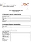 OBRAZAC 1 - Prijavni formular