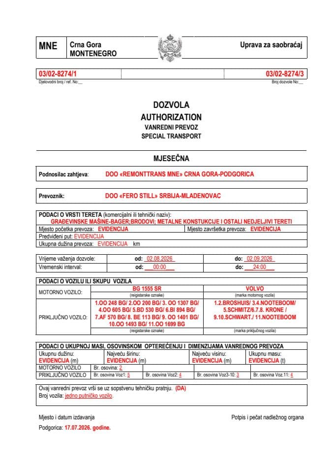 REMONTTRANS MNE 03-02-8274-FERO STILL-avg-mjesečna