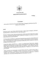 Predlog platforme radne posjete ministarke javnih radova Majde Adžović Vašingtonu, Sjedinjene Američke Države, 23-27. jula 2026. godine