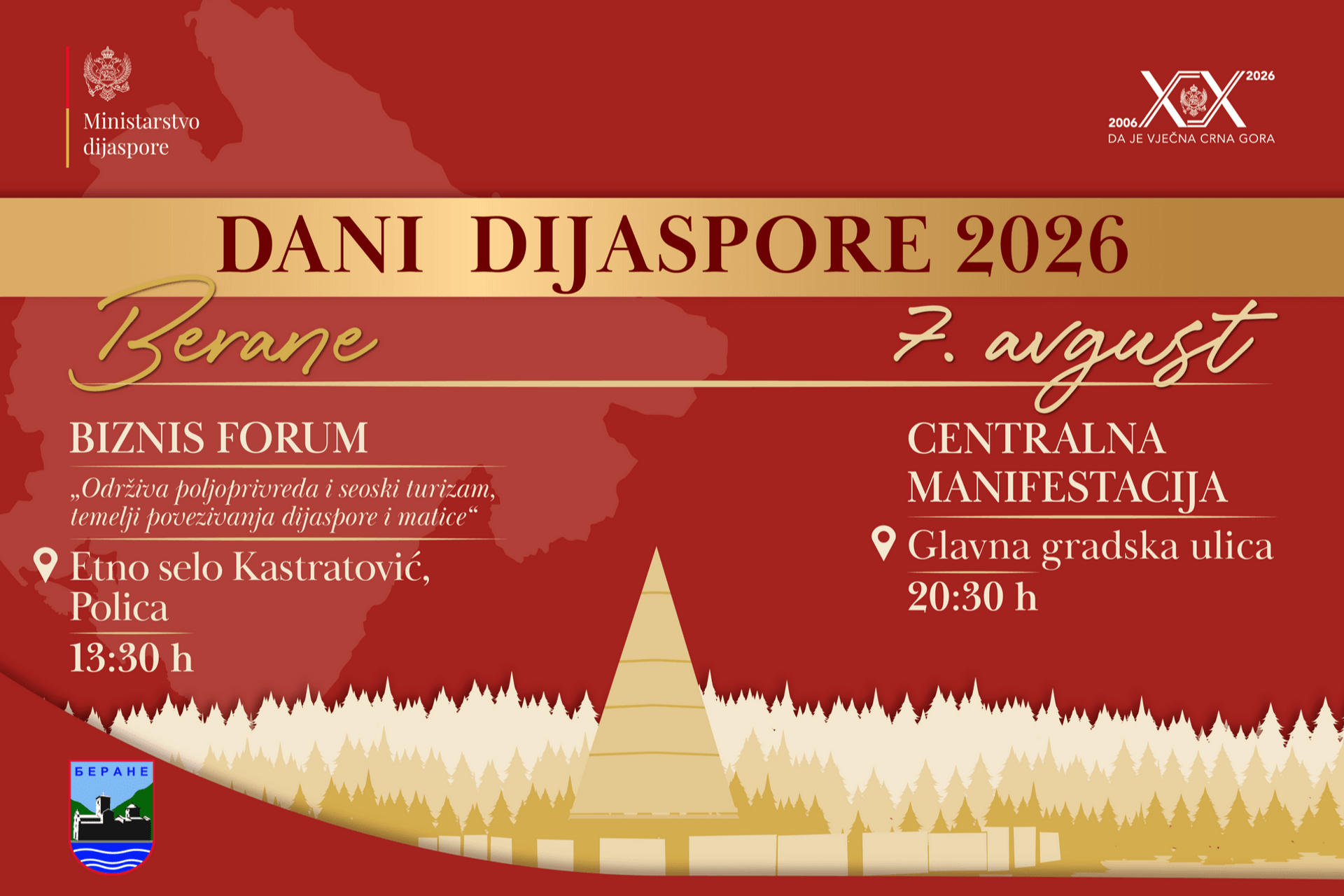 Dani dijaspre - kalendar aktivnosti