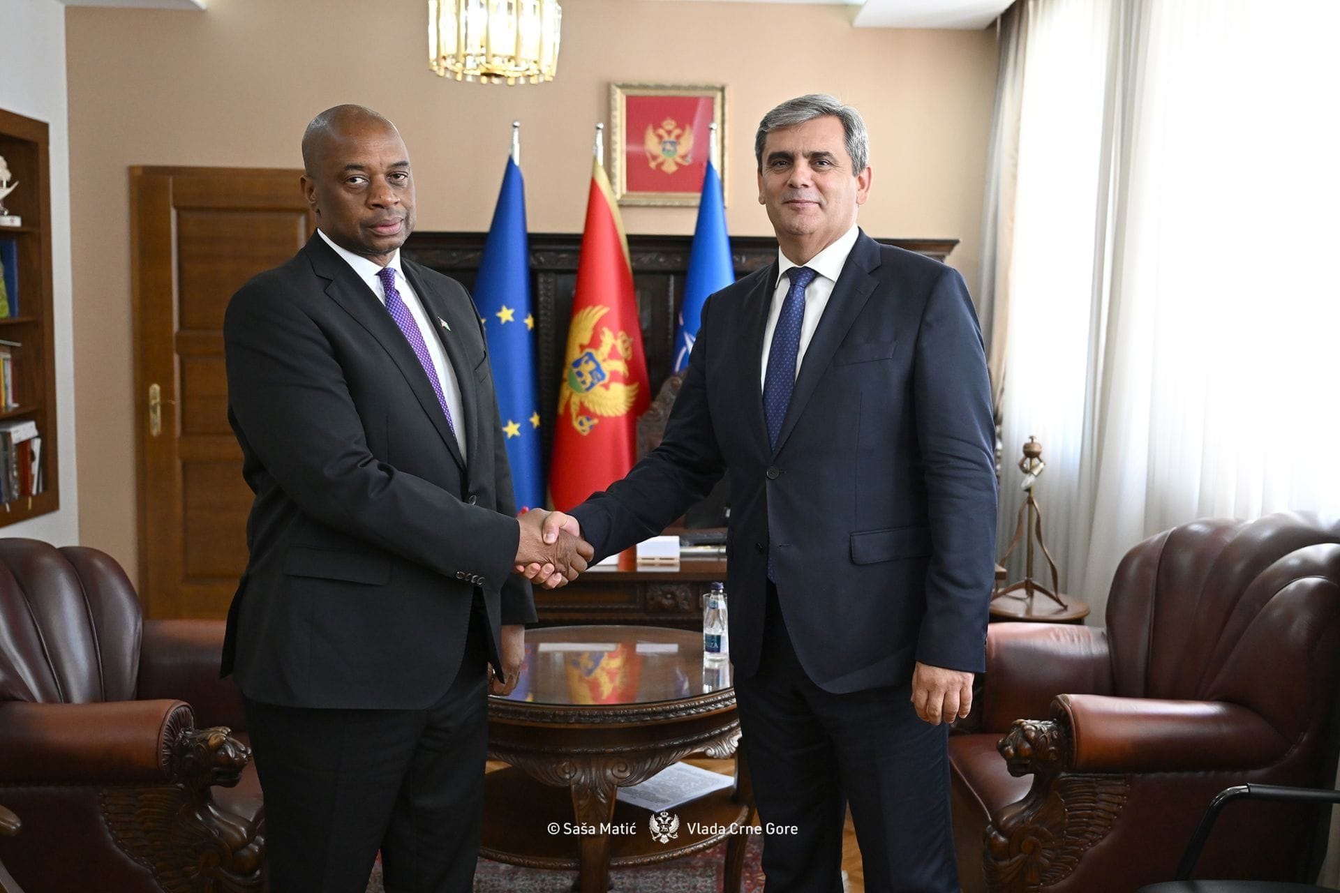 Ibrahimović primio u odvojenim nastupnim posjetama novoimenovanu ambasadrku Republike Italije i nerezidentne ambasadore Irana i Namibije