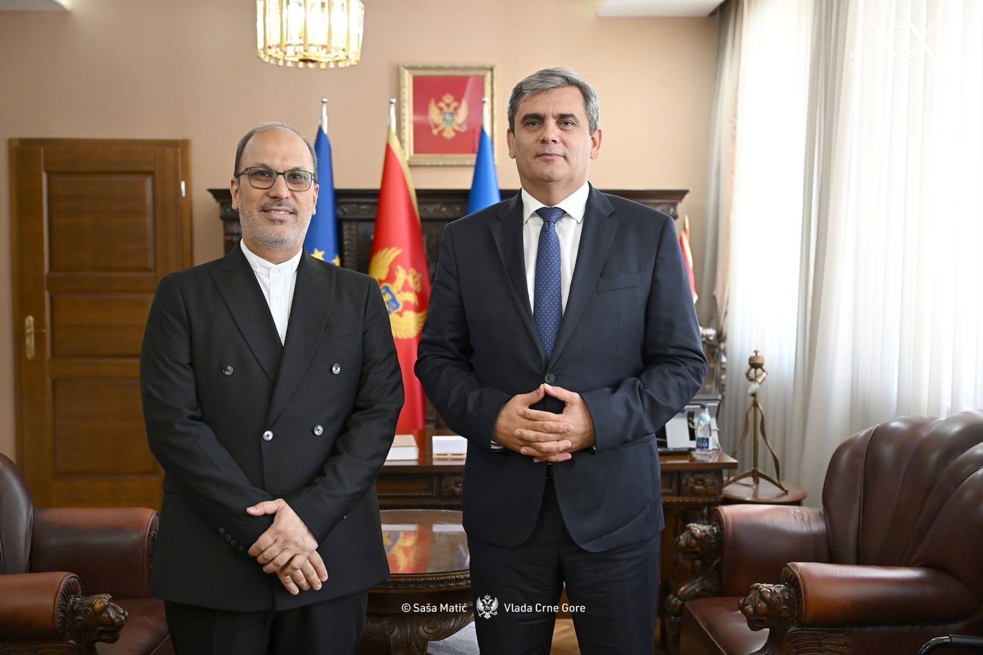 Ibrahimović primio u odvojenim nastupnim posjetama novoimenovanu ambasadorku Republike Italije i nerezidentne ambasadore Irana i Namibije