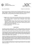 Zahtjev za slobodan pristup informacijama Rješenje (angažovanje Dušana Pejakovića)