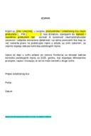 V Izjava donatora pravno ili fizicko lice da nije osnivac ili suosnivac naucnoistrazivacke ustanove