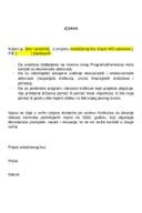 VII Izjava NID ustanove o neekonomskim aktivnostima