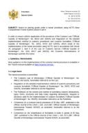 Notice of placing goods under a transit procedure using NCTS (New Computerised Transit System) phase 6 opt-in