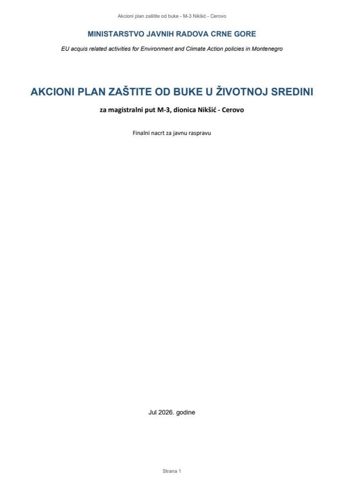 AP M3 Niksic Cerovo