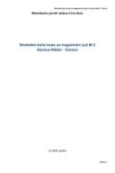 Strateska karta buke M3 Niksic Cerovo