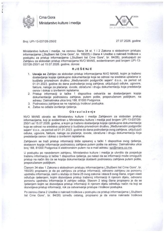 SPI Rjesenje UPI-13-037-26-250-2