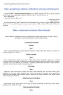Zakon o slobodnom pristupu informacijama