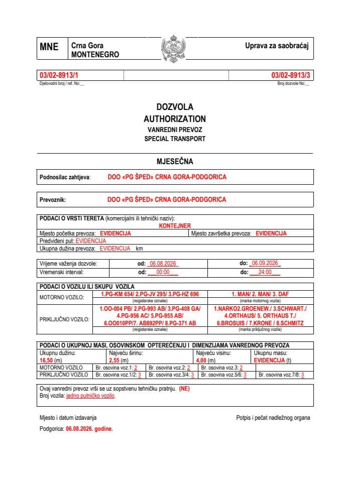 PG ŠPED 03-02-8913-avg-mjesečna