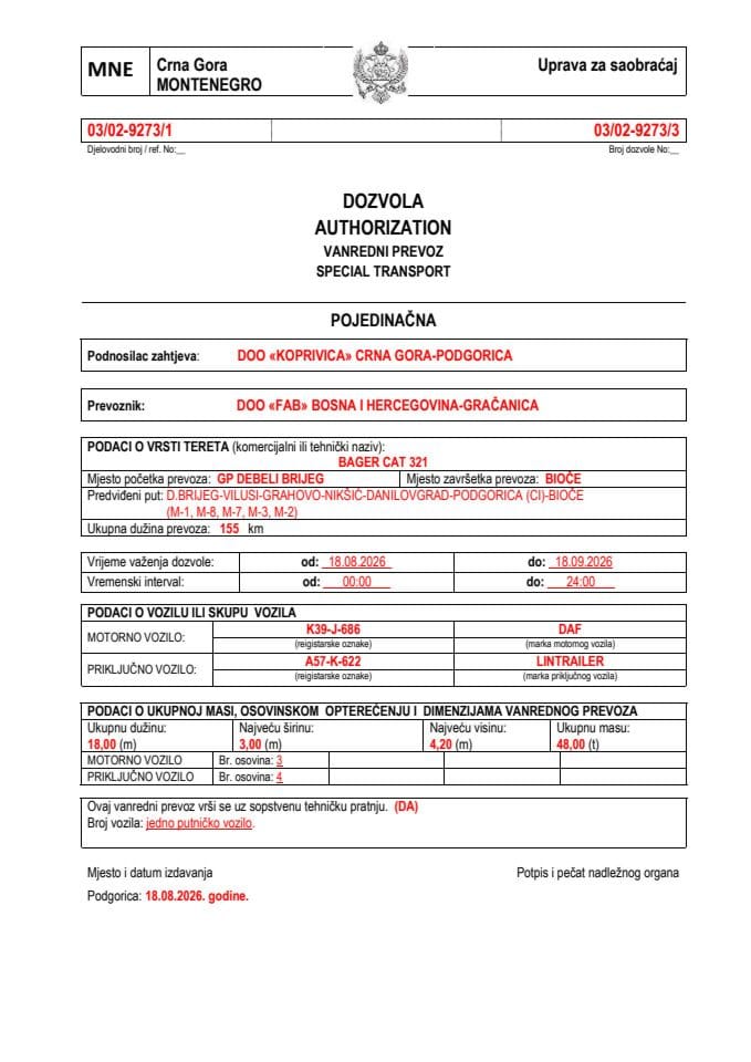 KOPRIVICA 03-02-9273-FAB