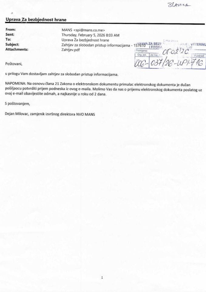 Rješenje 006-037/26-UPI-716/2