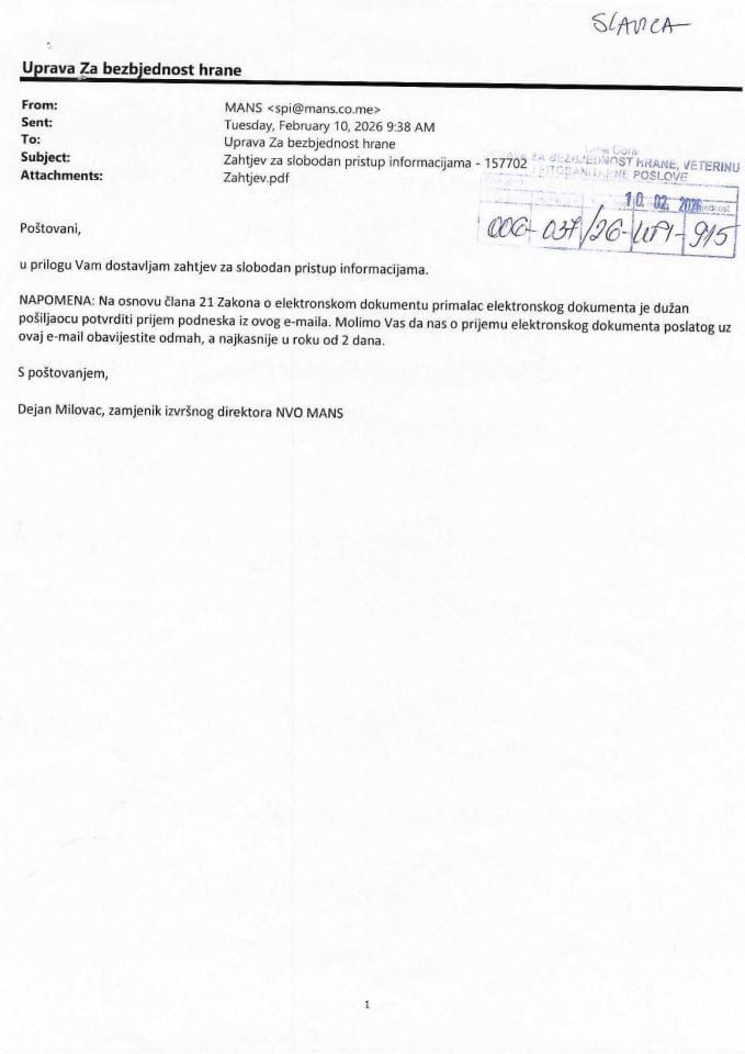 Rješenje 006-037/26-UPI-915/2