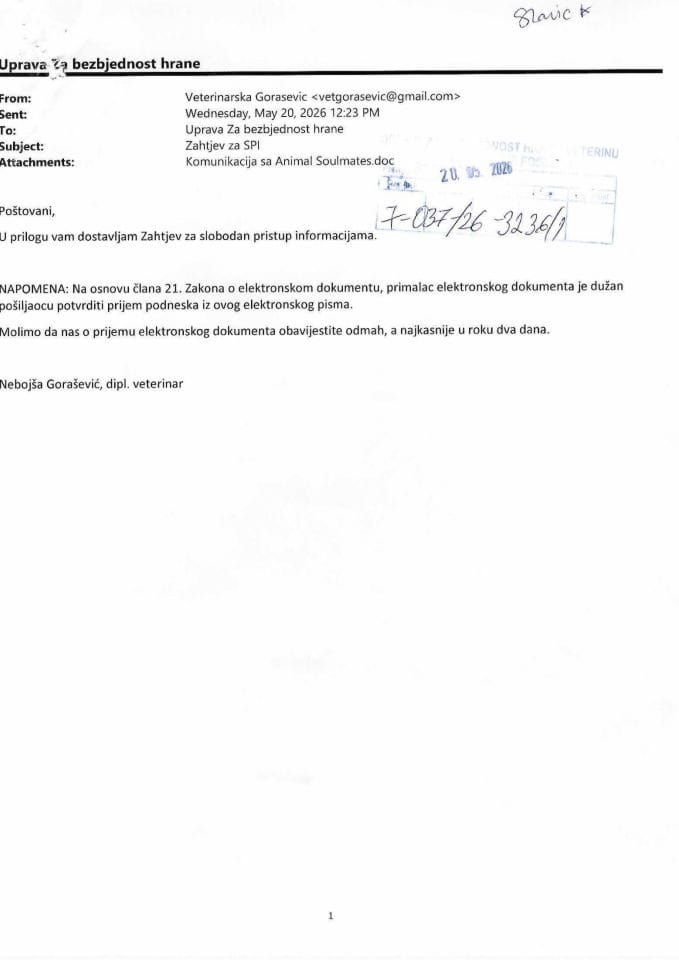 Rješenje 7-037/26-3236/4