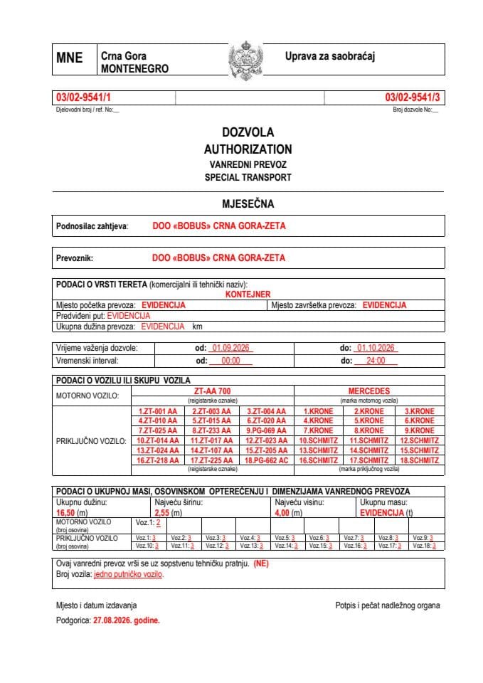 BOBUS 03-02-9541-sep-mjesečna