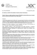 Zahtjev za slobodan pristup informacijama Odgovor na žalbu MANS