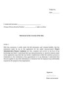 Annex 2 Statement