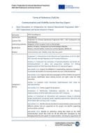 ToR Communication and Visibility JNKE