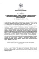 Предлог платформе за учешће министра одбране, Драгана Краповића, на састанку иницијативе Одбрамбена сарадња држава Средње Европе и Западног Балкана, Република Словенија, 21-22. септембар 2026. године