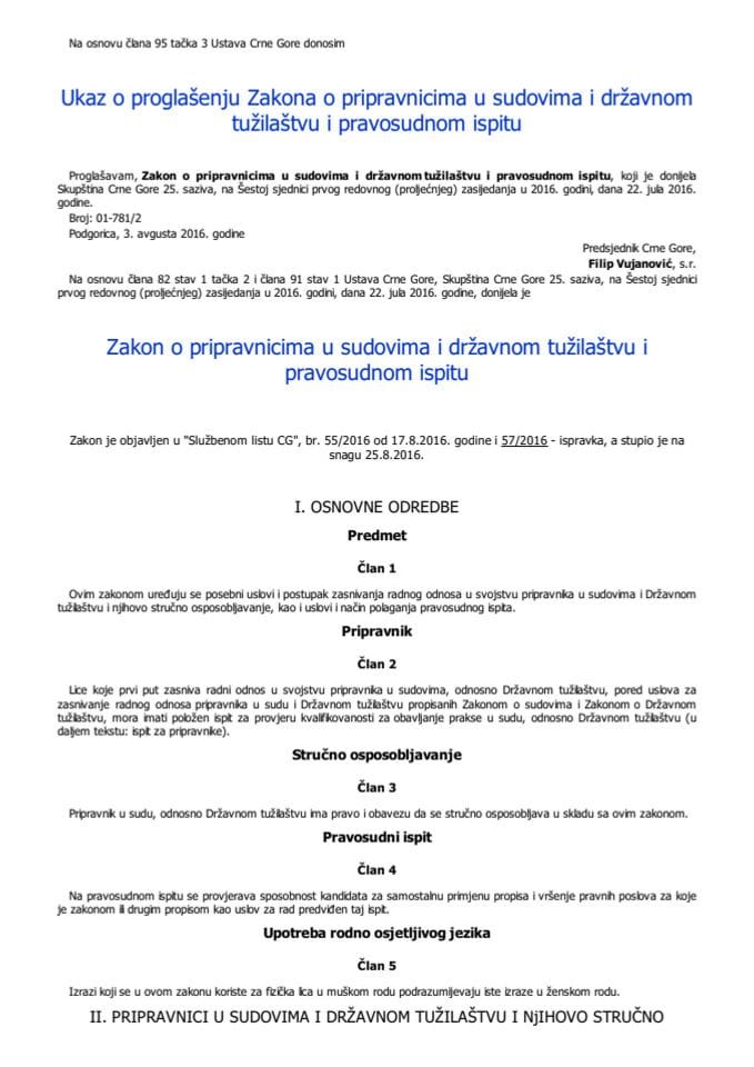 zakon-o-pripravnicima-u-sudovima-i-drzavnom-tuzilastvu-i-pravosudnom-ispitu