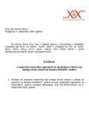 Rješenje - Raspored nastavnika 2026-2027