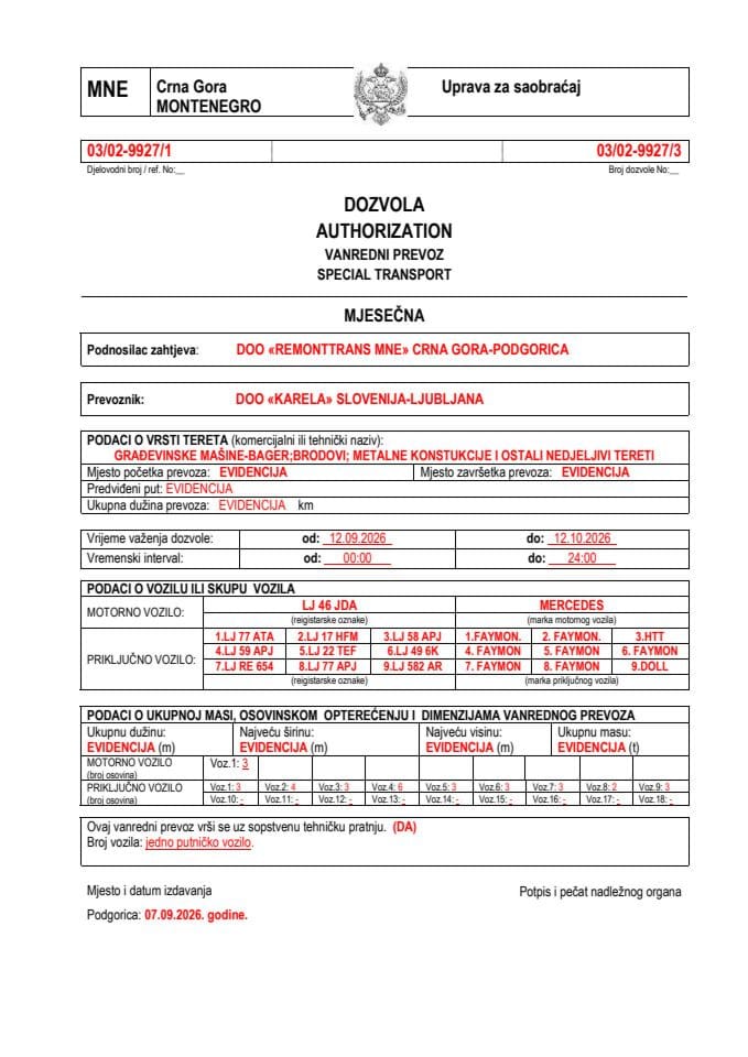 REMONTTRANS MNE 03-02-9927-KARELA-avg-mjesečna
