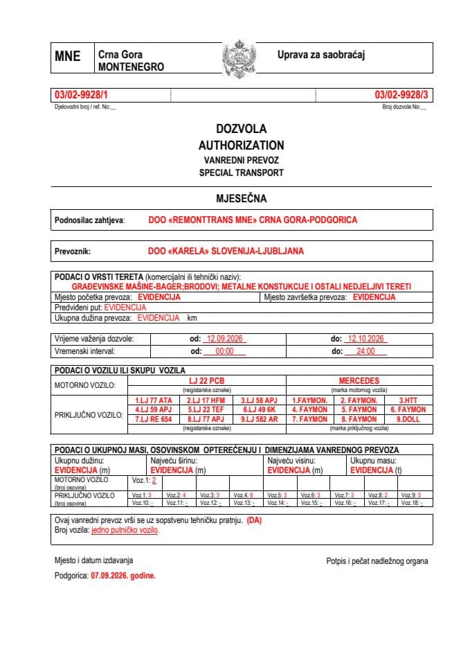 REMONTTRANS MNE 03-02-9928-KARELA-avg-mjesečna